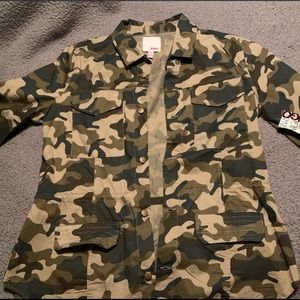 Army print jacket